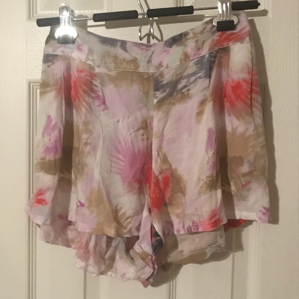 Water color dress shorts